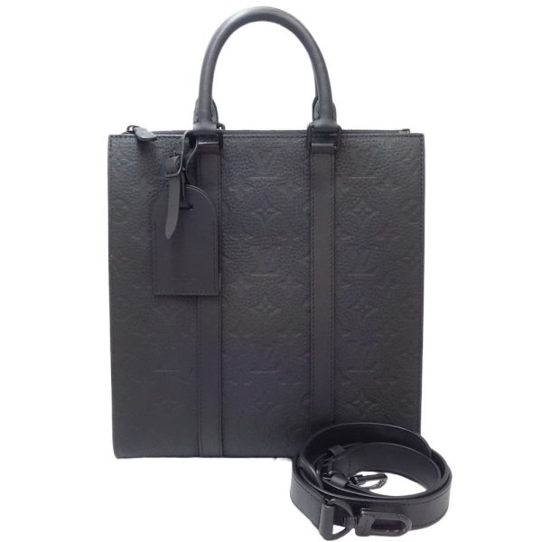 1 Louis Vuitton Sac Plat Shoulder Bag Monogram Noir Black