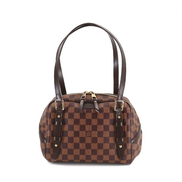 1 Louis Vuitton Damier Rivington PM Shoulder Bag Ebene