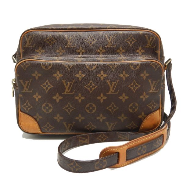 1 Louis Vuitton Monogram Crossbody Shoulder Bag Brown