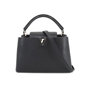 1 Louis Vuitton Shoulder Bag Monogram Coussin MM Black