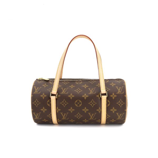 1 Louis Vuitton Monogram Papillon 26 Hand Bag Brown