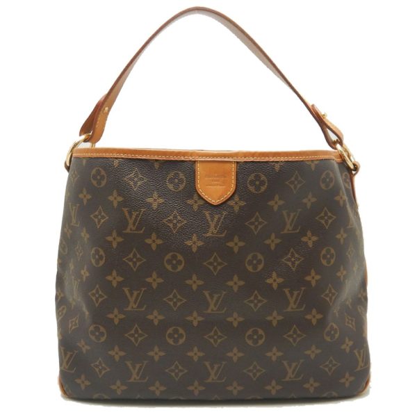 1 Louis Vuitton Monogram Delightful MM Shoulder Bag Brown