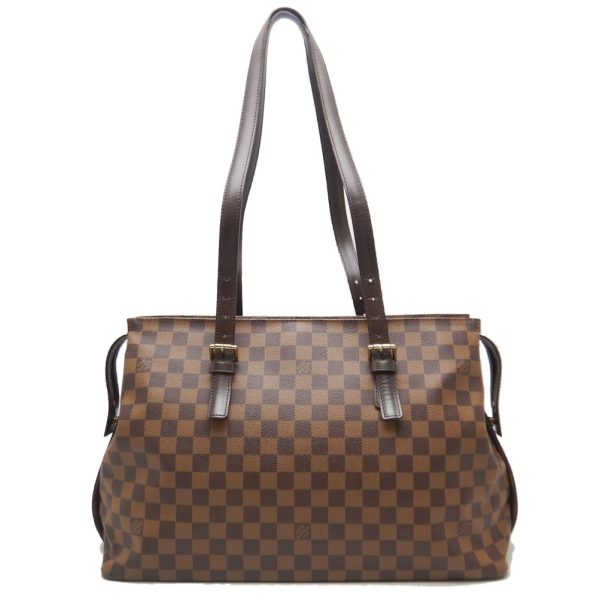 1 Louis Vuitton Damier Chelsea Tote Bag Brown