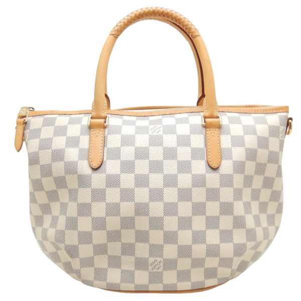 1 Louis Vuitton Damier Azur Riviera PM Handbag White