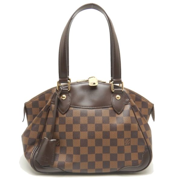 1 Louis Vuitton Damier Verona PM Handbag Brown