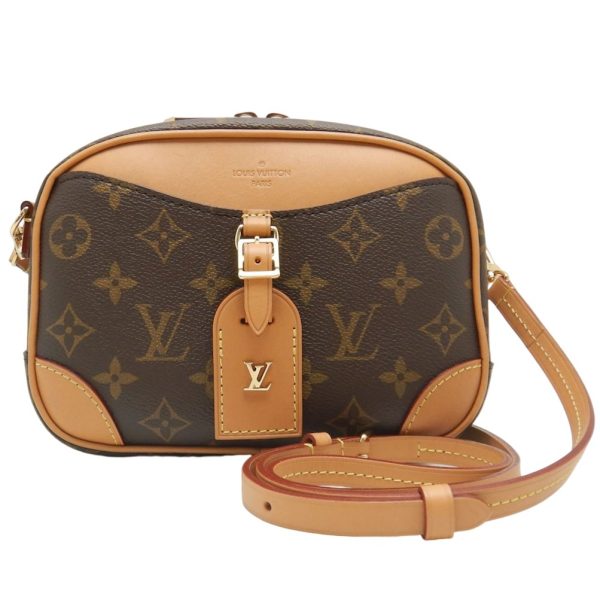 1 Louis Vuitton Monogram Deauville Mini Shoulder Bag Brown