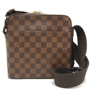 1 Louis Vuitton Damier Multicle 4 Key Case Brown