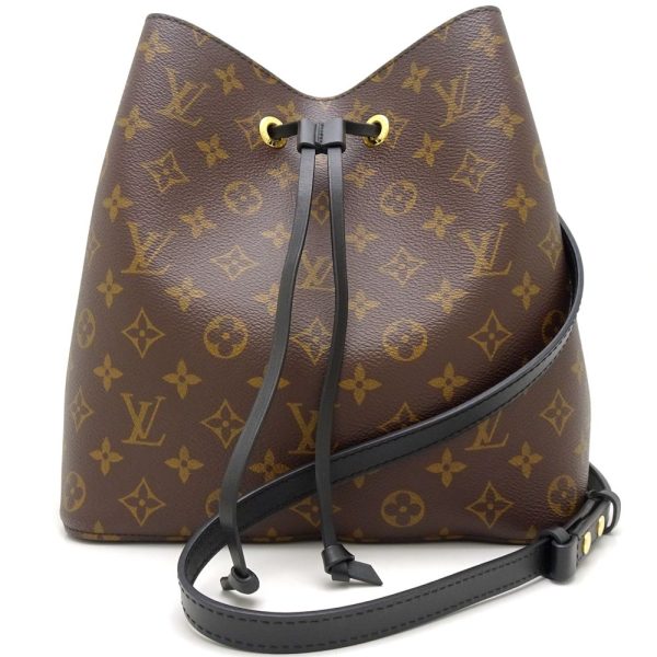 1 Louis Vuitton Monogram Neonoe Shoulder Bag Brown Noir