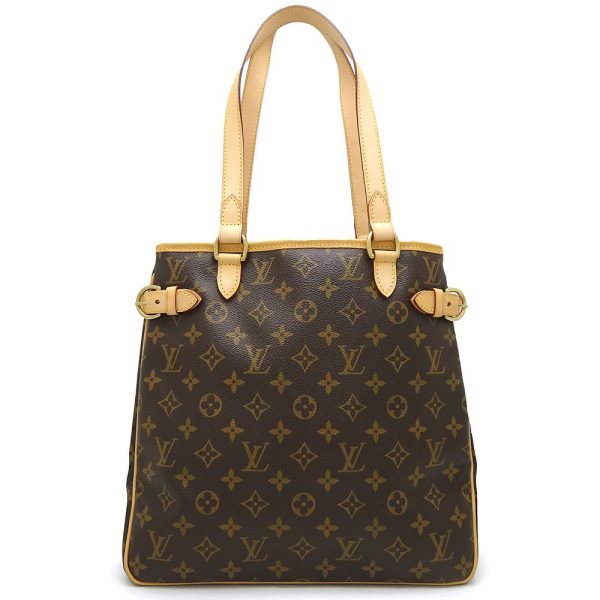 1 Louis Vuitton Monogram Batignolles Vertical Tote Bag Brown