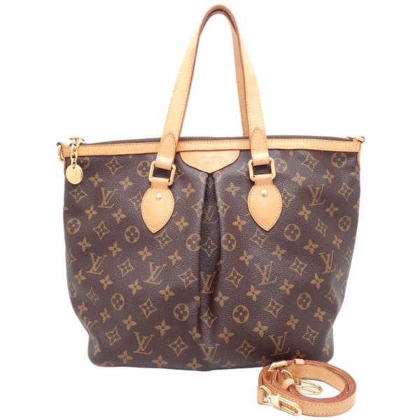 1 Louis Vuitton Monogram Palermo PM 2way Bag Brown