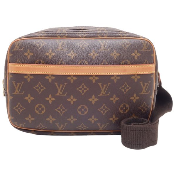 1 Louis Vuitton Monogram Reporter PM Shoulder Bag Brown