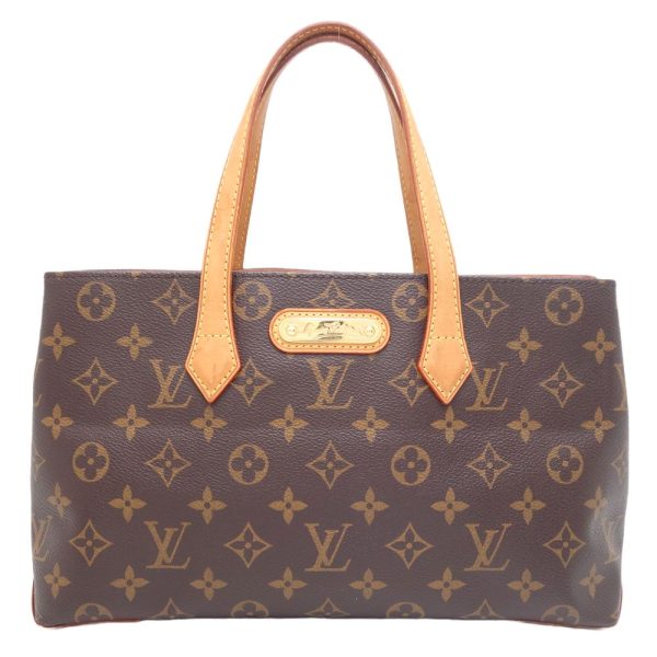 1 Louis Vuitton Monogram Wilshire PM Handbag Brown