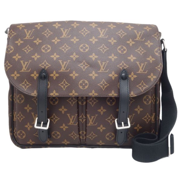 1 Louis Vuitton Christopher Messenger Diagonal Monogram Macassar Brown