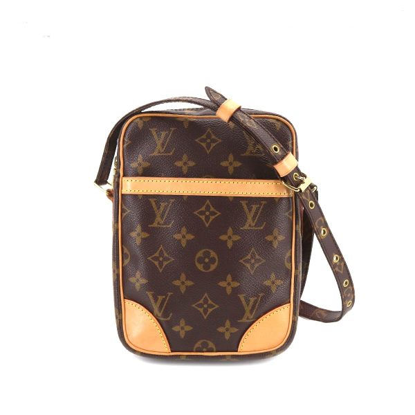 1 Louis Vuitton Monogram Danube Shoulder Bag Brown Gold Hardware