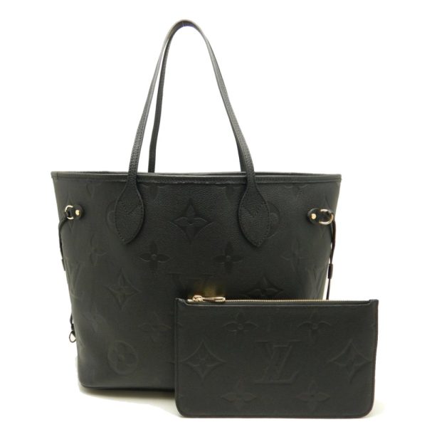 1 Louis Vuitton Emplant Neverfull MM Noir Tote Bag Black