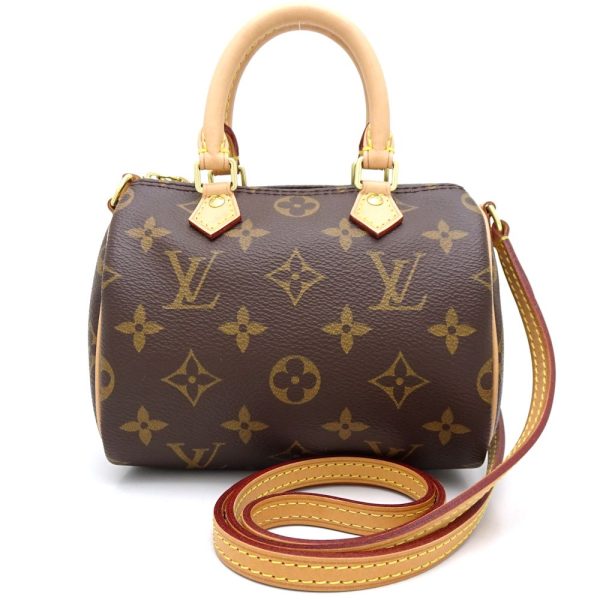 1 Louis Vuitton monogram Speedy Brown 2way Bag Crossbody