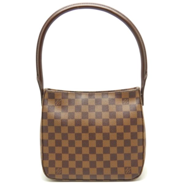 1 Louis Vuitton Damier Looping MM Ebene Shoulder Brown