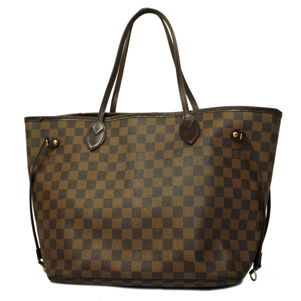 1 Louis Vuitton Tote Bag Damier Neverfull MM Back