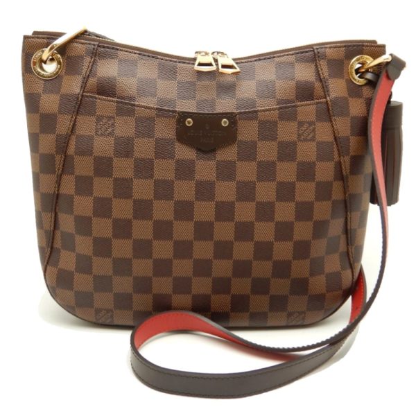 1 Louis Vuitton Damier South Bank Ebene Diagonal Shoulder Brown