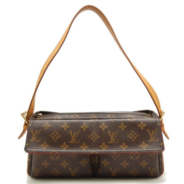 1 Louis Vuitton Monogram Viva Cite MM Brown Shoulder Bag