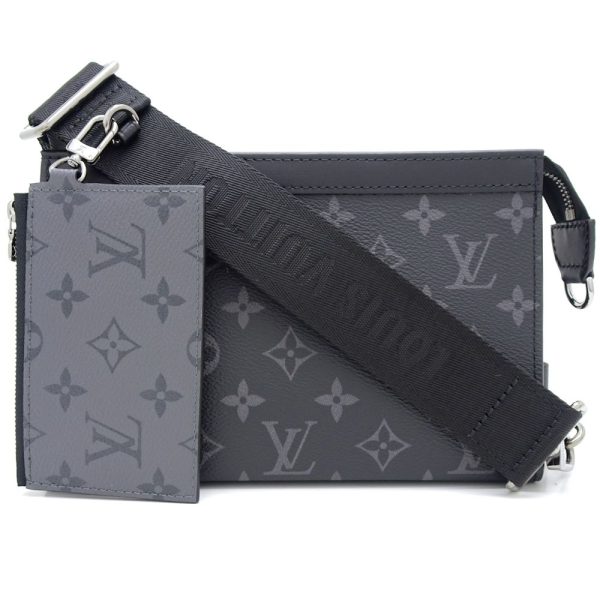 1 Louis Vuitton Monogram Eclipse Reverse Gaston Wearable Wallet