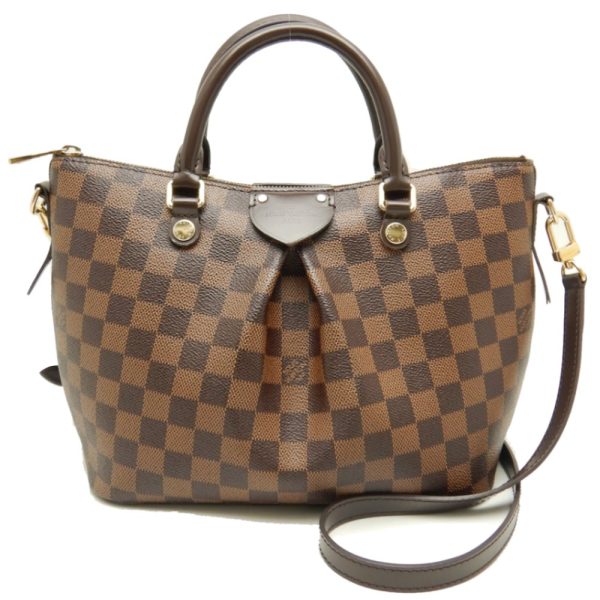 1 Louis Vuitton Damier Sienna PM Ebene 2WAY Bag Brown