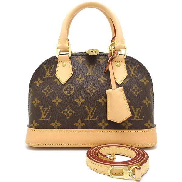 1 Louis Vuitton Monogram Alma BB Brown 2WAY Handbag