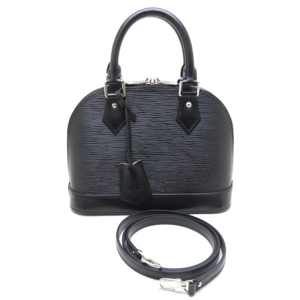 1 Louis Vuitton Epi Alma BB Noir 2WAY Handbag Black