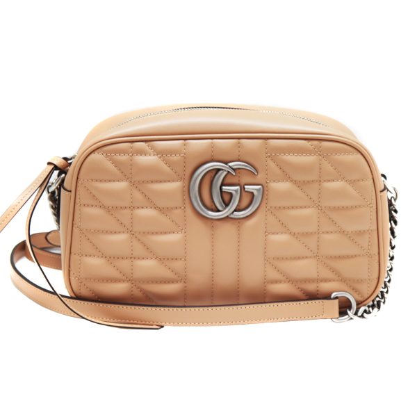 1 Gucci GG Marmont Shoulder Bag Leather Light Brown