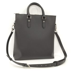 1 Loewe Gray Hammock Drawstring Bag Mini Bag Messenger Bag Leather
