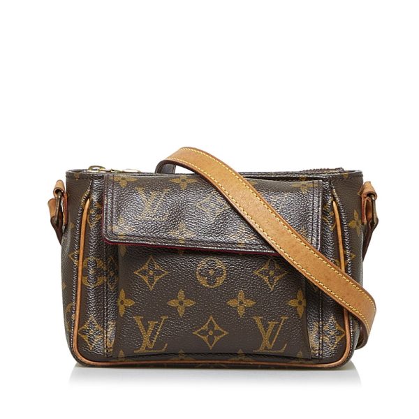 1 Louis Vuitton Monogram Viva Cite PM Shoulder Bag Brown