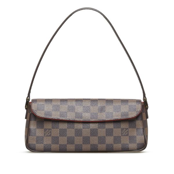 1 Louis Vuitton Damier Recoleta Shoulder Bag Ebene Brown