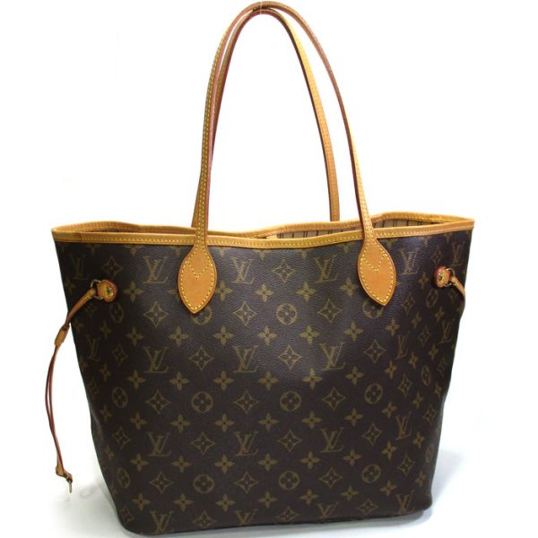 1 Louis Vuitton Neverfull MM Tote Bag Monogram