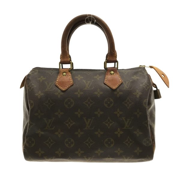 1 Louis Vuitton Speedy 25 Handbag Monogram Canvas