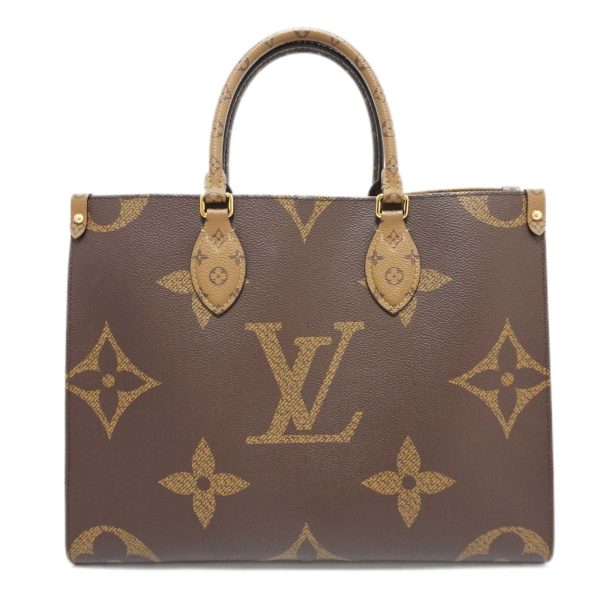 1 Louis Vuitton OnTheGo MM Handbag Shoulder Bag Brown