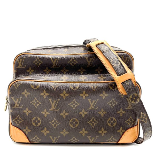 1 Louis Vuitton Shoulder Bag Monogram Nile 28 NIL Brown