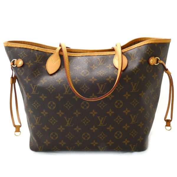 1 Louis Vuitton Monogram Neverfull MM Tote Bag