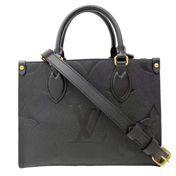 1 Louis Vuitton On The Go PM Amplant Leather Handbag Shoulder Bag