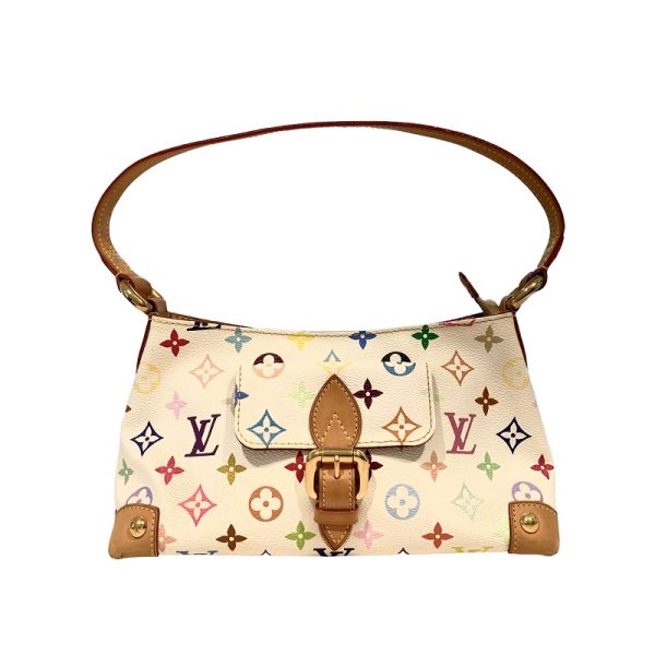 1 Louis Vuitton Eliza Multicolor Monogram Shoulder Bag White