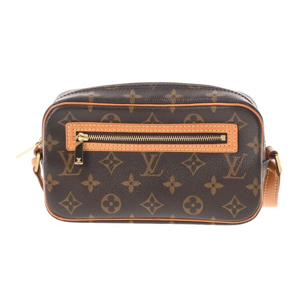 1 Louis Vuitton Monogram Pochette Cité Brown Handbag