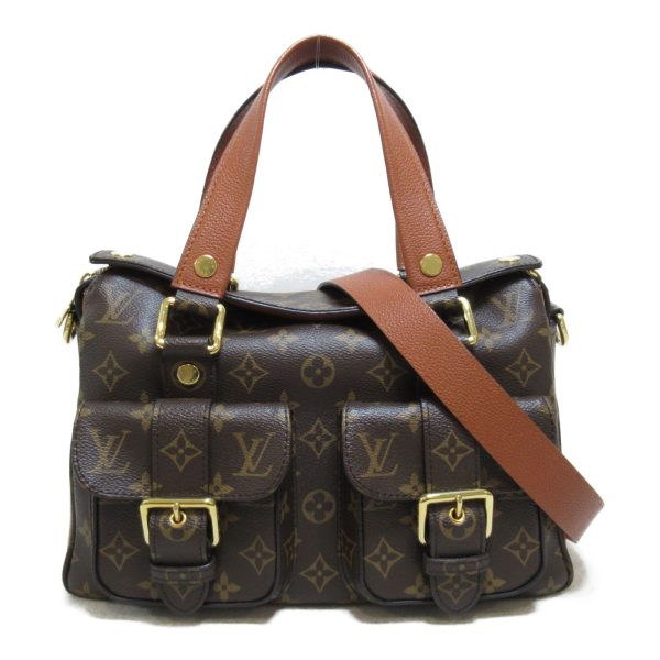 1 Louis Vuitton Manhattan 2way Handbag Pvc Coated