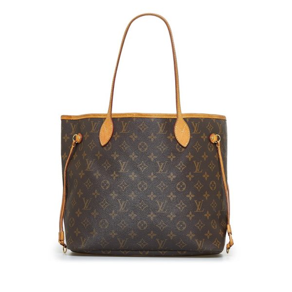 1 Louis Vuitton Monogram Neverfull MM Tote Bag