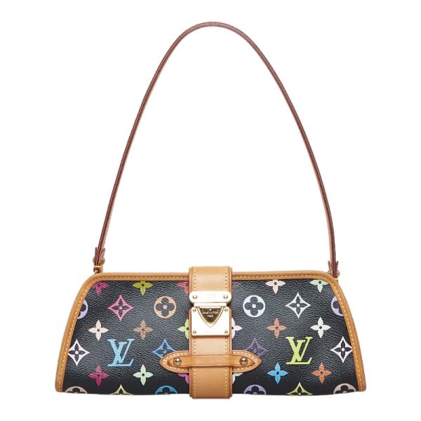 1 Louis Vuitton Monogram Multicolor Shirley Handbag Black Multicolor PVC Leather