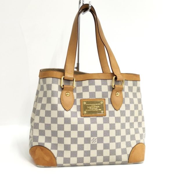 1 Louis Vuitton Hampstead PM Tote Bag Damier Azur