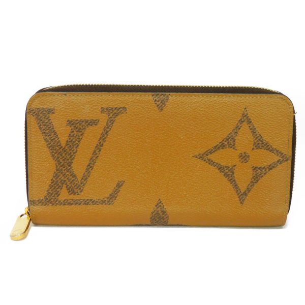 1 Louis Vuitton Long Wallet Zippy Wallet LV Logo Brown