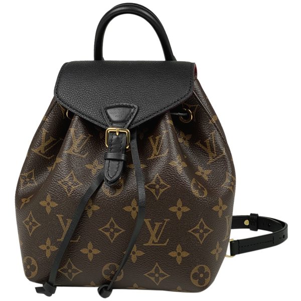 1 Louis Vuitton Montsouris NM BB Backpack Monogram Brown Black