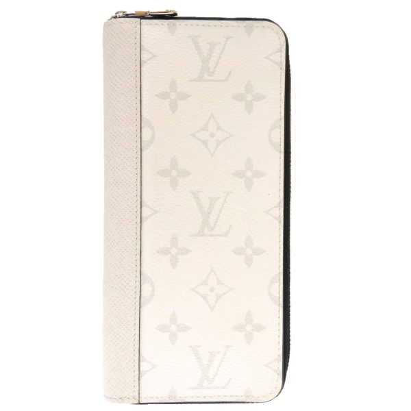 1 Louis Vuitton Monogram Eclipse Taigarama Zippy Wallet Vertical Bifold Wallet