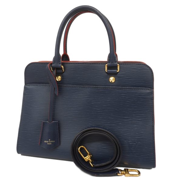 1 Louis Vuitton Epi Vaneau MM Andigo Blue