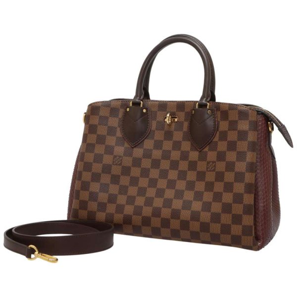 1 Louis Vuitton Handbag Damier Ebene Normandy Python