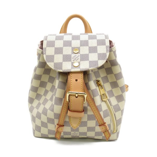 1 Louis Vuitton Sperone BB Backpack Backpack Bag Canvas Damier Azur